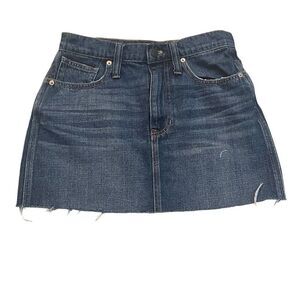 Madewell Denim Mini Skirt